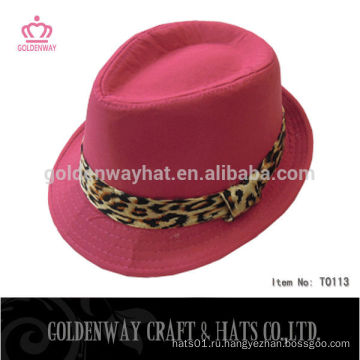 Шляпа fedora hat красная шляпа fedora короткая красная шляпа fedora